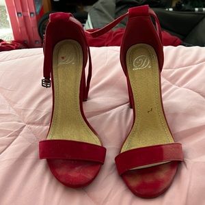Red high heels